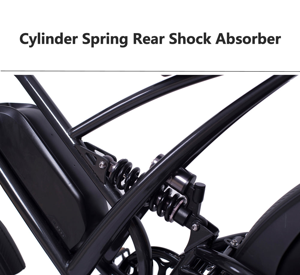 48В 22.5Ач Большая Емкость Электрический Животный Велосипед 20x4.0 Колесо снежный велосипед с передним и задним скобом, оба диск Тормозный велосипед