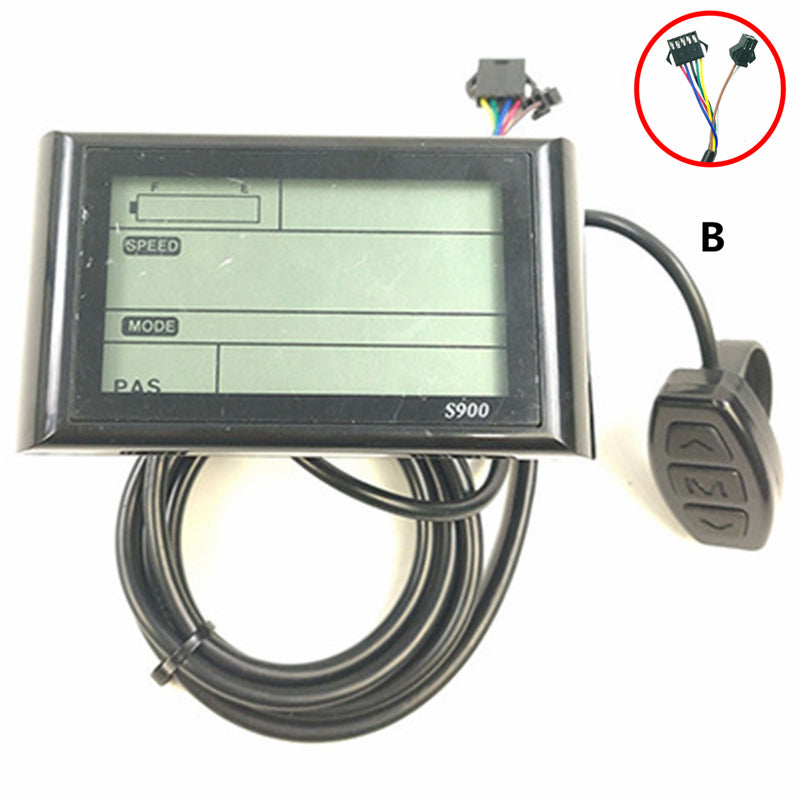 S900 Multifunctional LCD Display Bike Computer for Lankeleisi Electric Bike